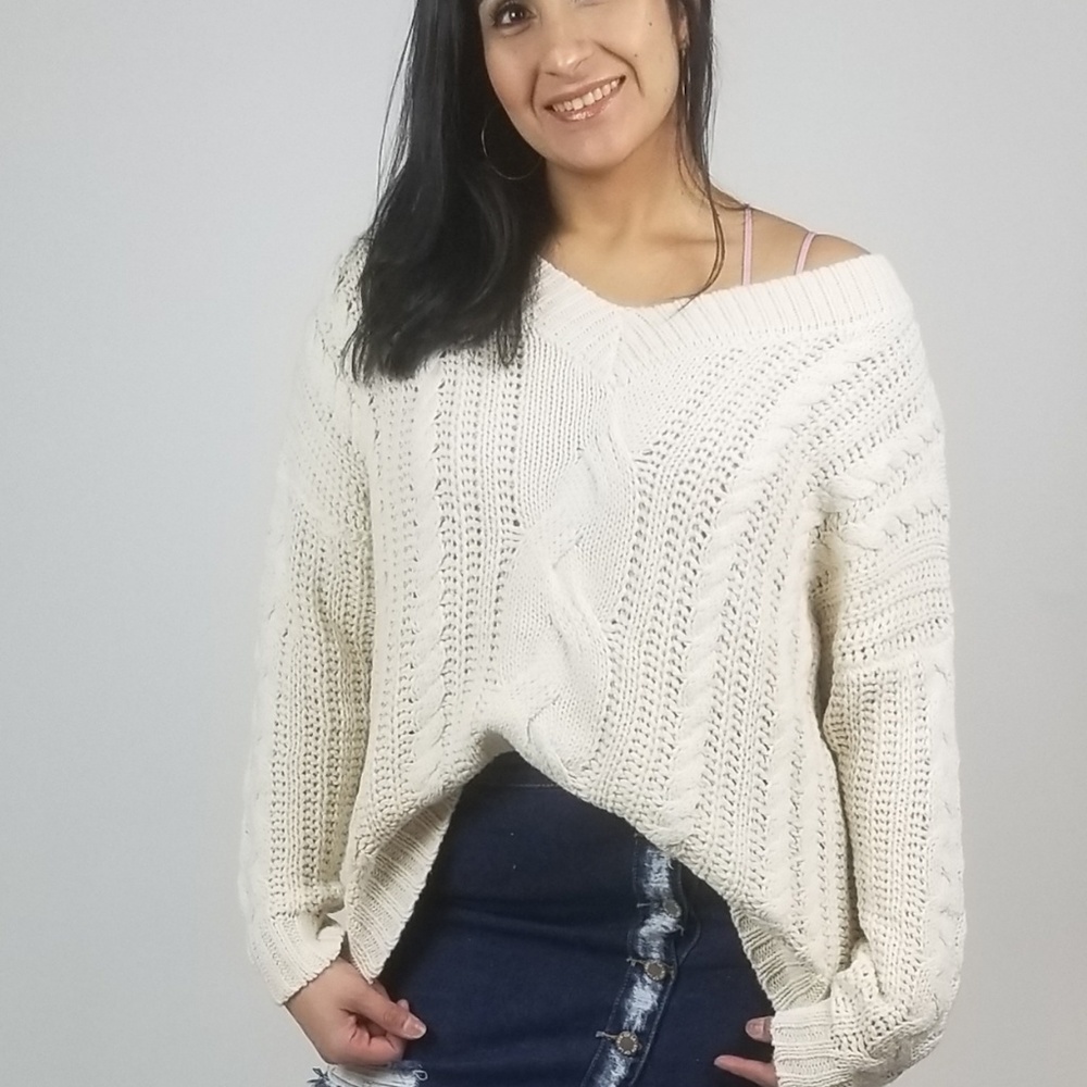 Cable Knit Oversize Sweater